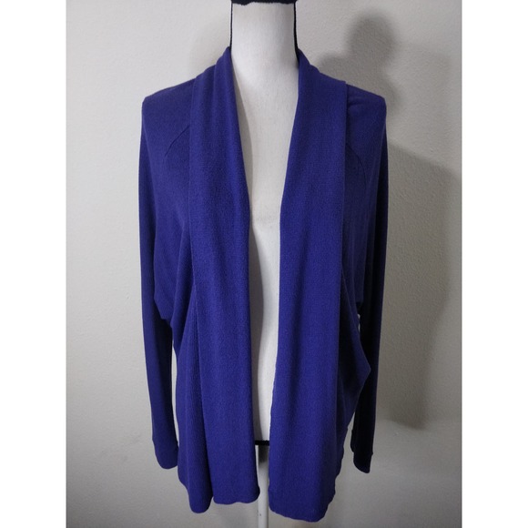 Urban Outfitters Ecote Blue Open Front Knit Cardigan Sweater Women's Size M - Picture 1 of 11